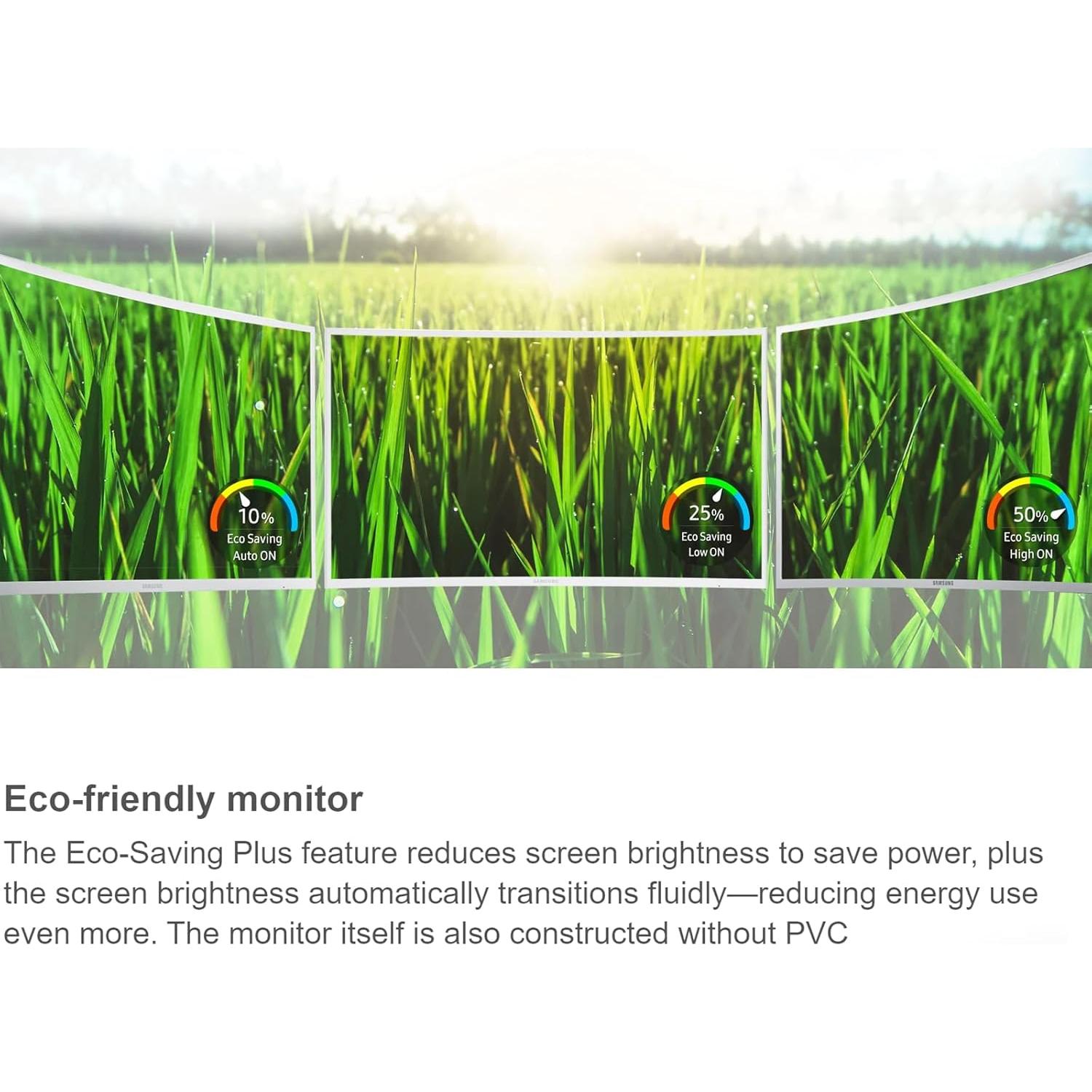 Monitor Curvo Samsung 27" FHD 60Hz AMD FreeSync 4ms Blanco