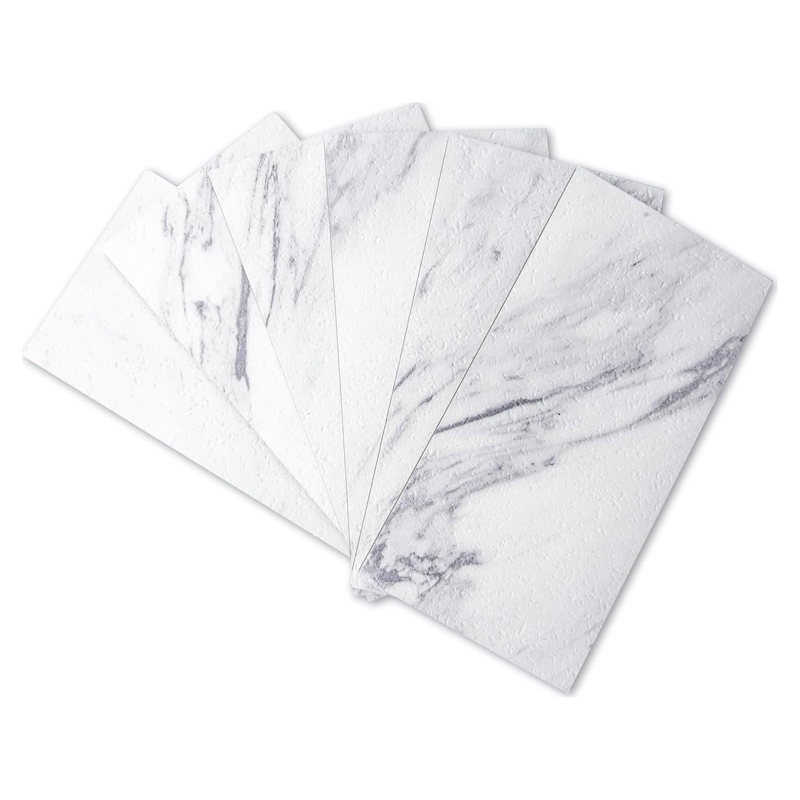 Azulejo Autoadhesivo Art3d 32 Piezas 7.62x15.24cm Blanco Granito