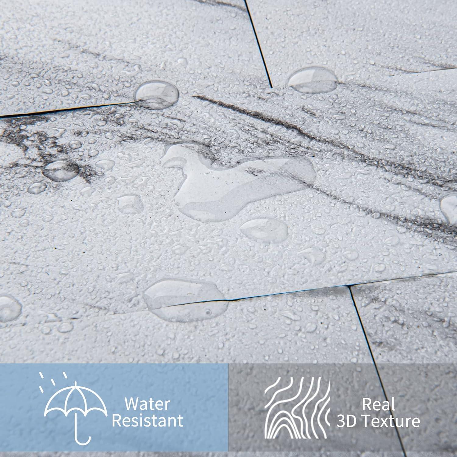 Azulejo Autoadhesivo Art3d 32 Piezas 7.62x15.24cm Blanco Granito