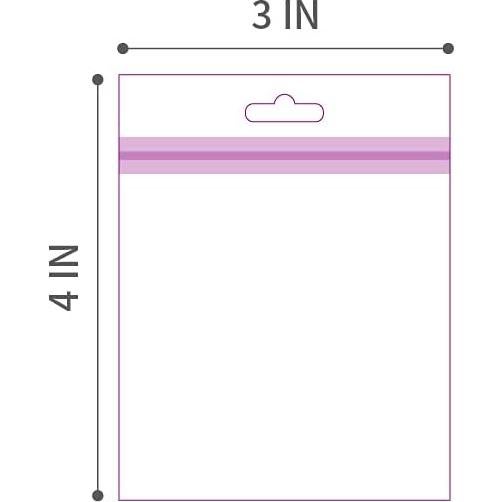 100 Bolsas Mylar Reutilizables 24/7 BAGS 7.62x10.16cm Grado Alimenticio