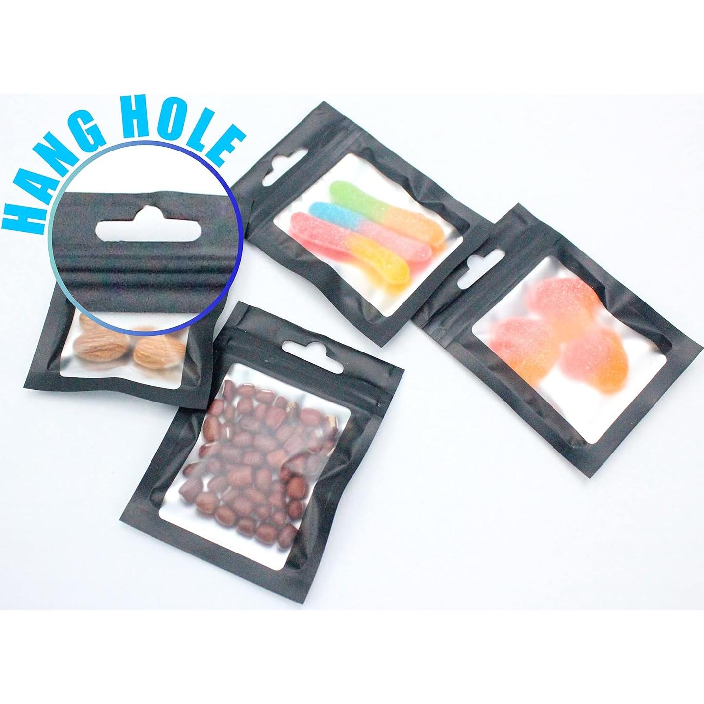 100 Bolsas Mylar Reutilizables 24/7 BAGS 7.62x10.16cm Grado Alimenticio