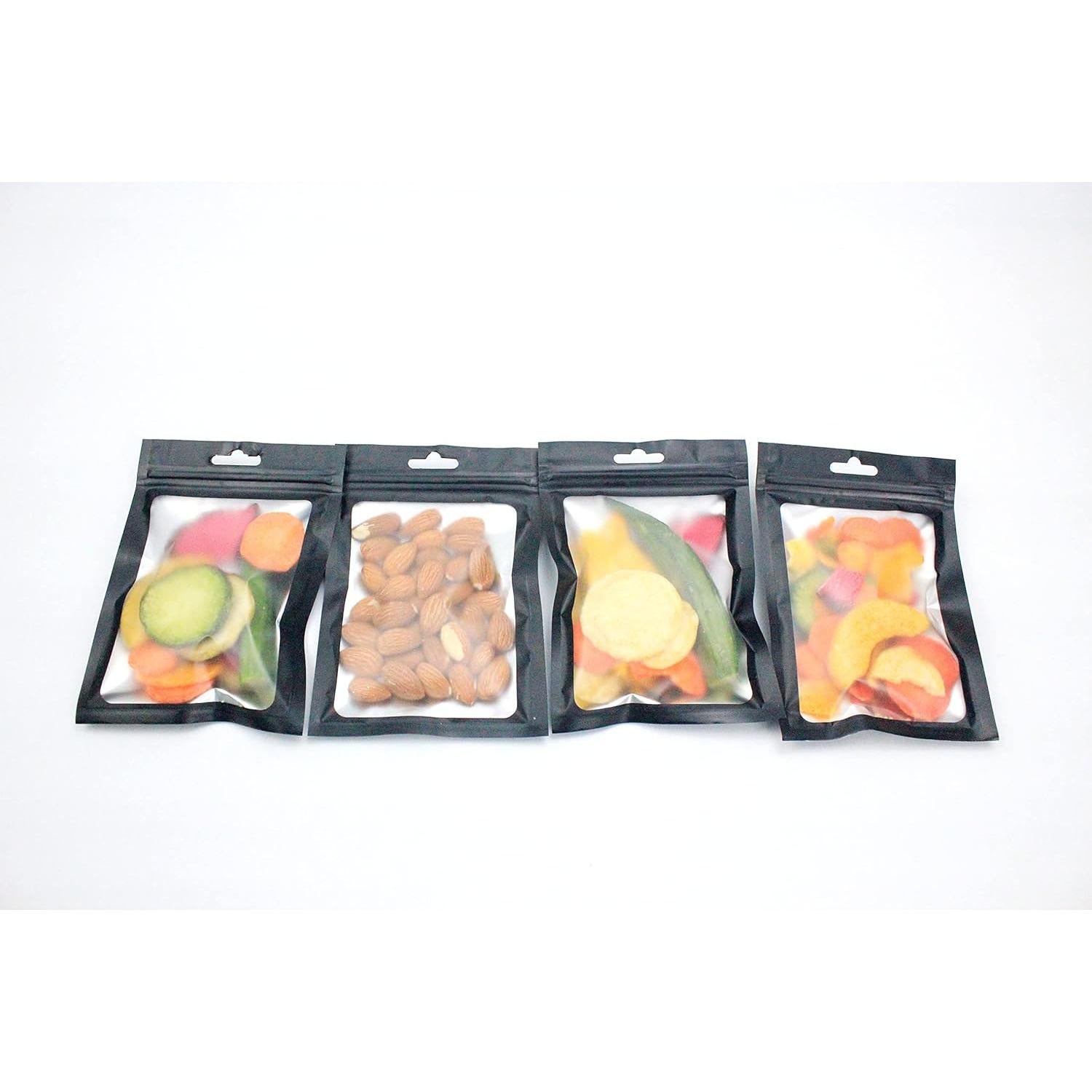 100 Bolsas Mylar Reutilizables 24/7 BAGS 7.62x10.16cm Grado Alimenticio