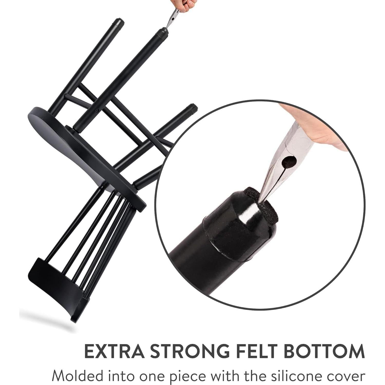 Protectores de Suelo para Patas de Silla Aneaseit - 8 Piezas - Silicona y Fieltro