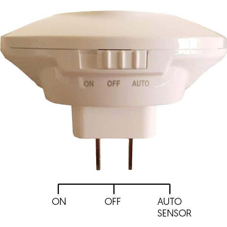 Luz Nocturna LED Ámbar emagine A con Sensor de Movimiento - 2 Unidades