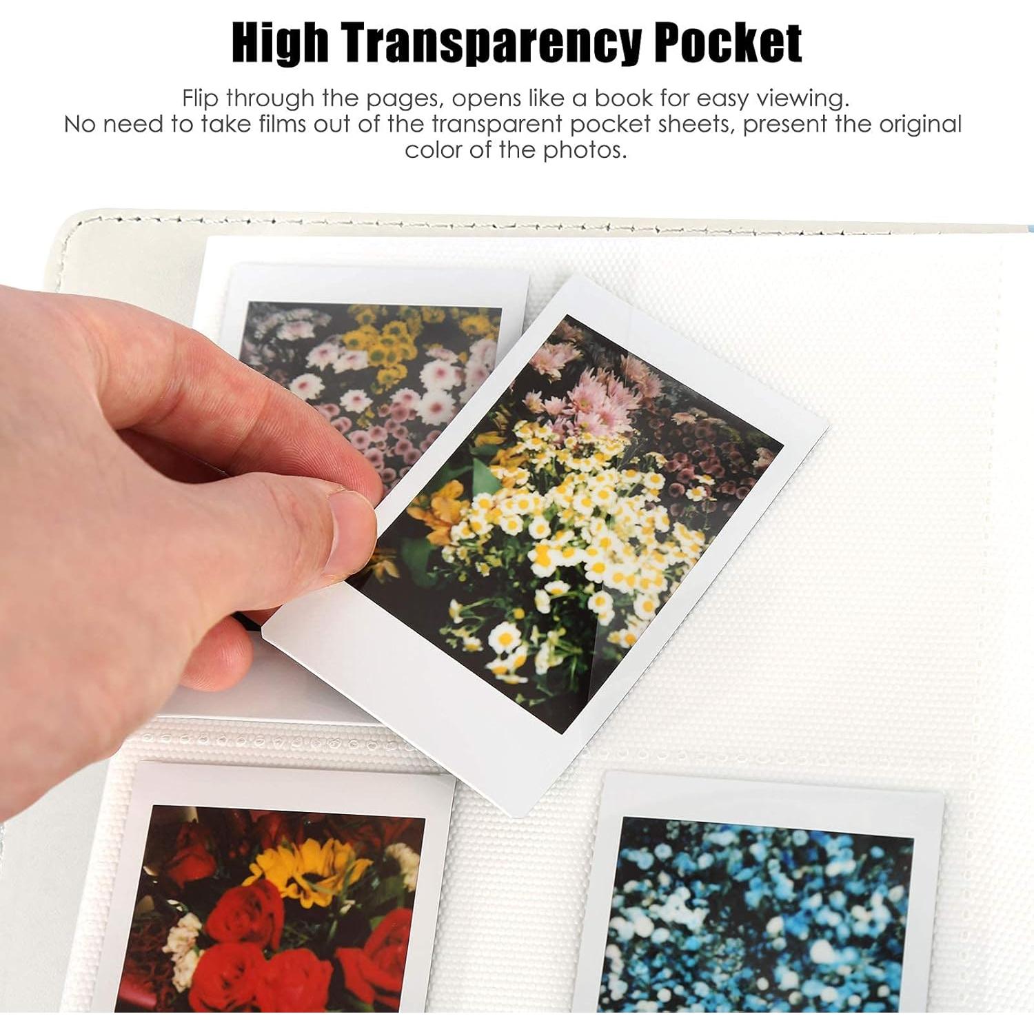 Álbum de Fotos Veicevol 256 Bolsillos para Fujifilm Polaroid