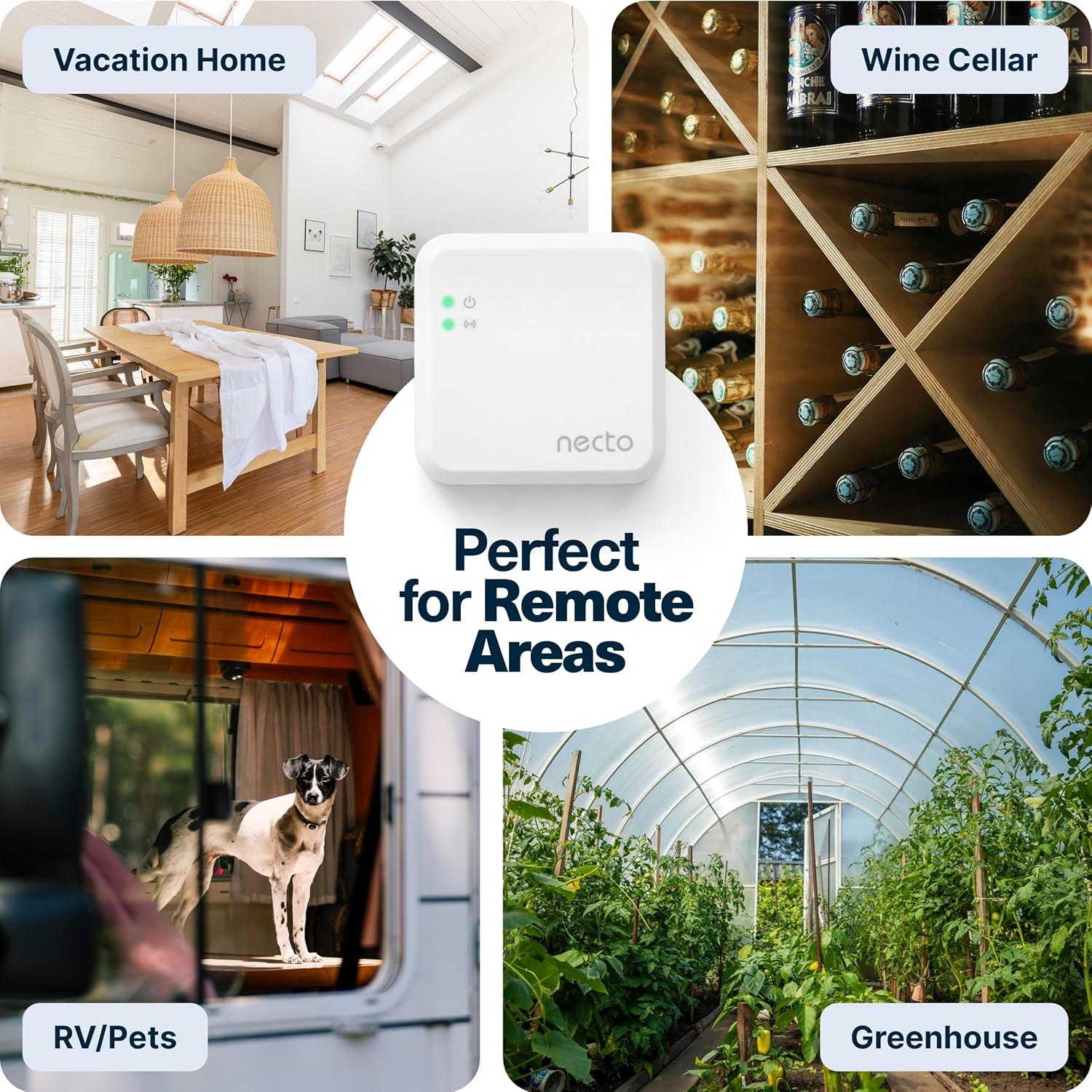 Monitor de Temperatura y Humedad Necto MS150 - 4G LTE