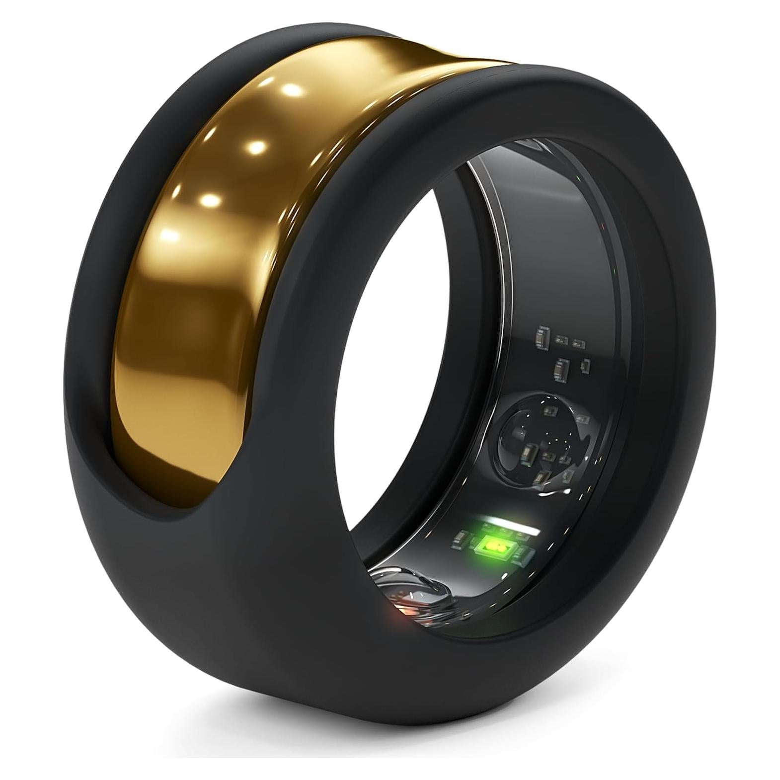 Protector de Silicona Rinfit para Anillo Inteligente Talla 6 Negro