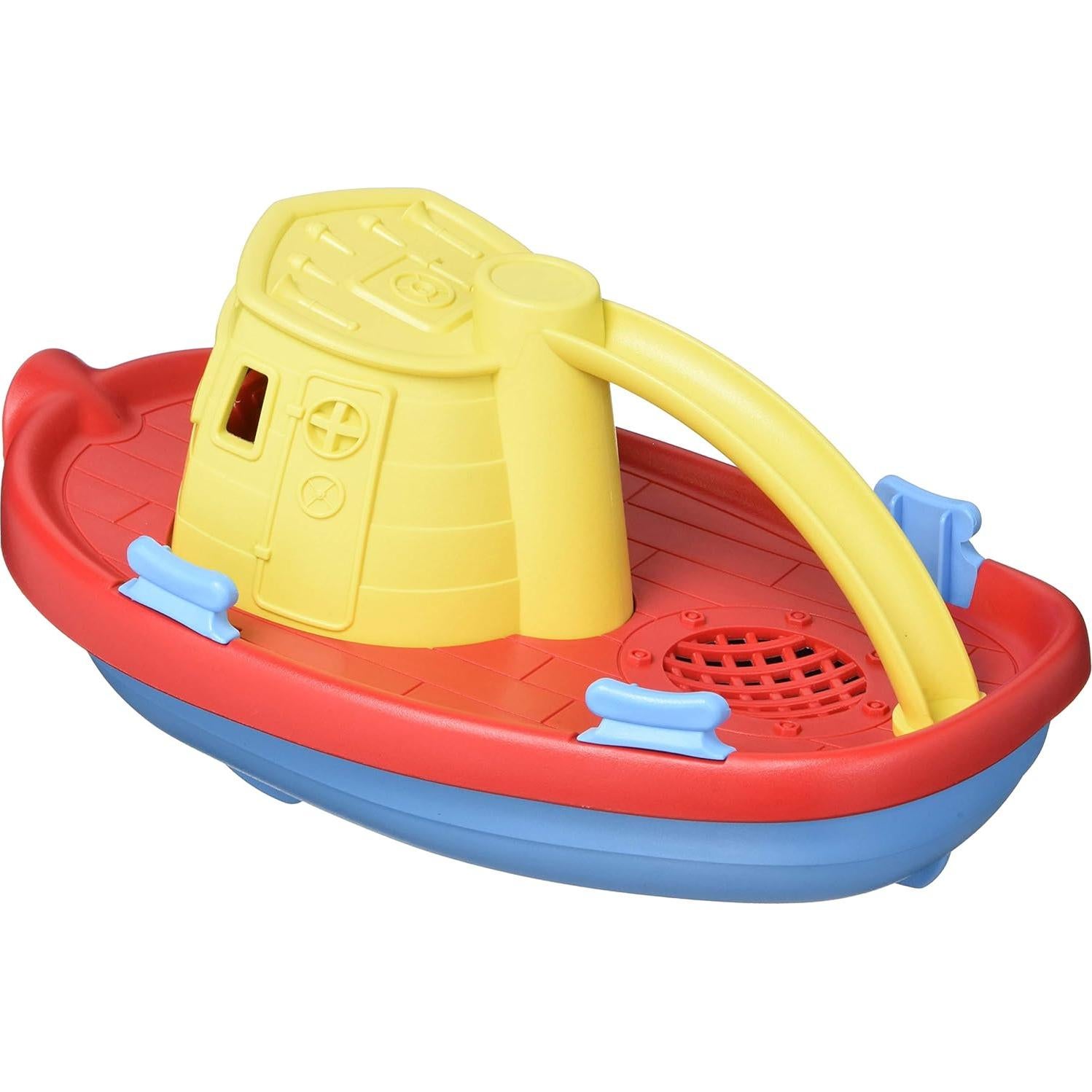 Barco Remolcador Green Toys - Juguete Flotante para Niños