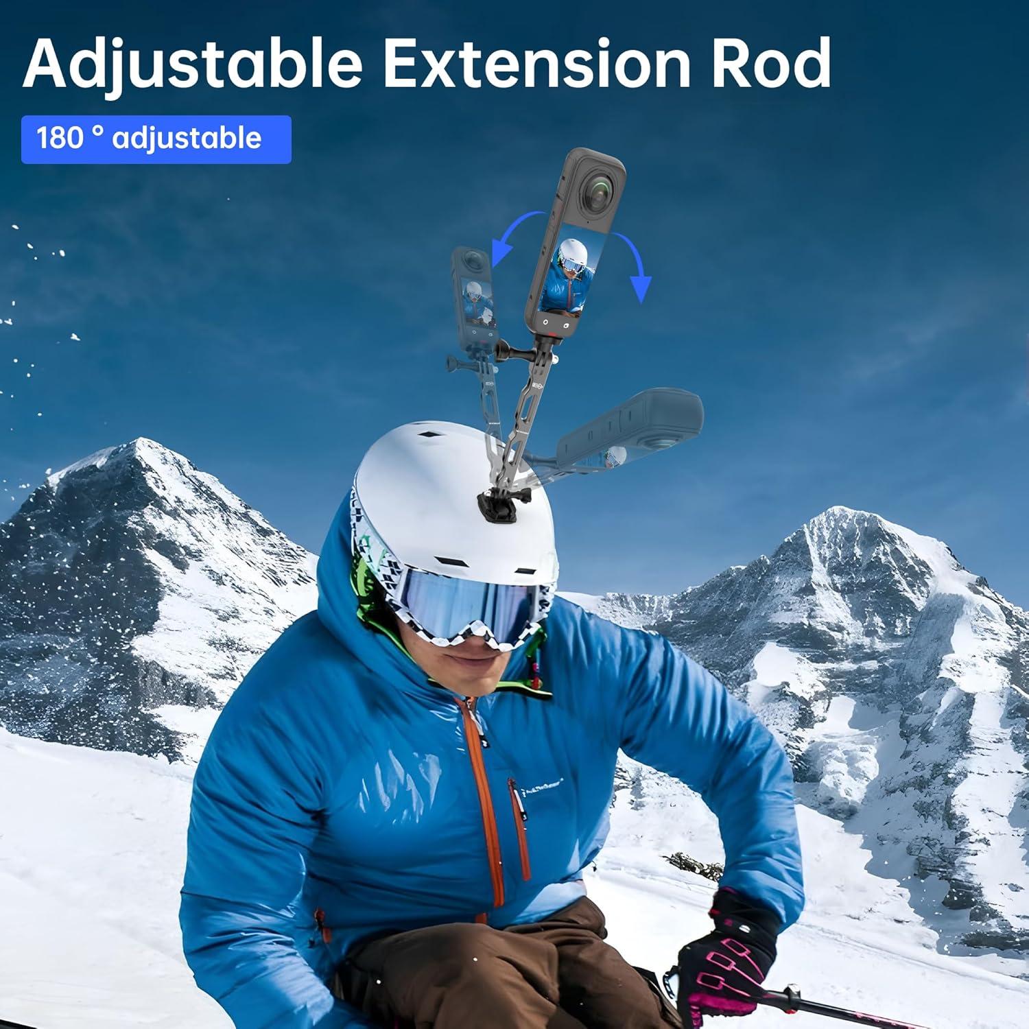 Kit de Montaje para Motocicleta 42 en 1 NUOBAKE para Cámaras