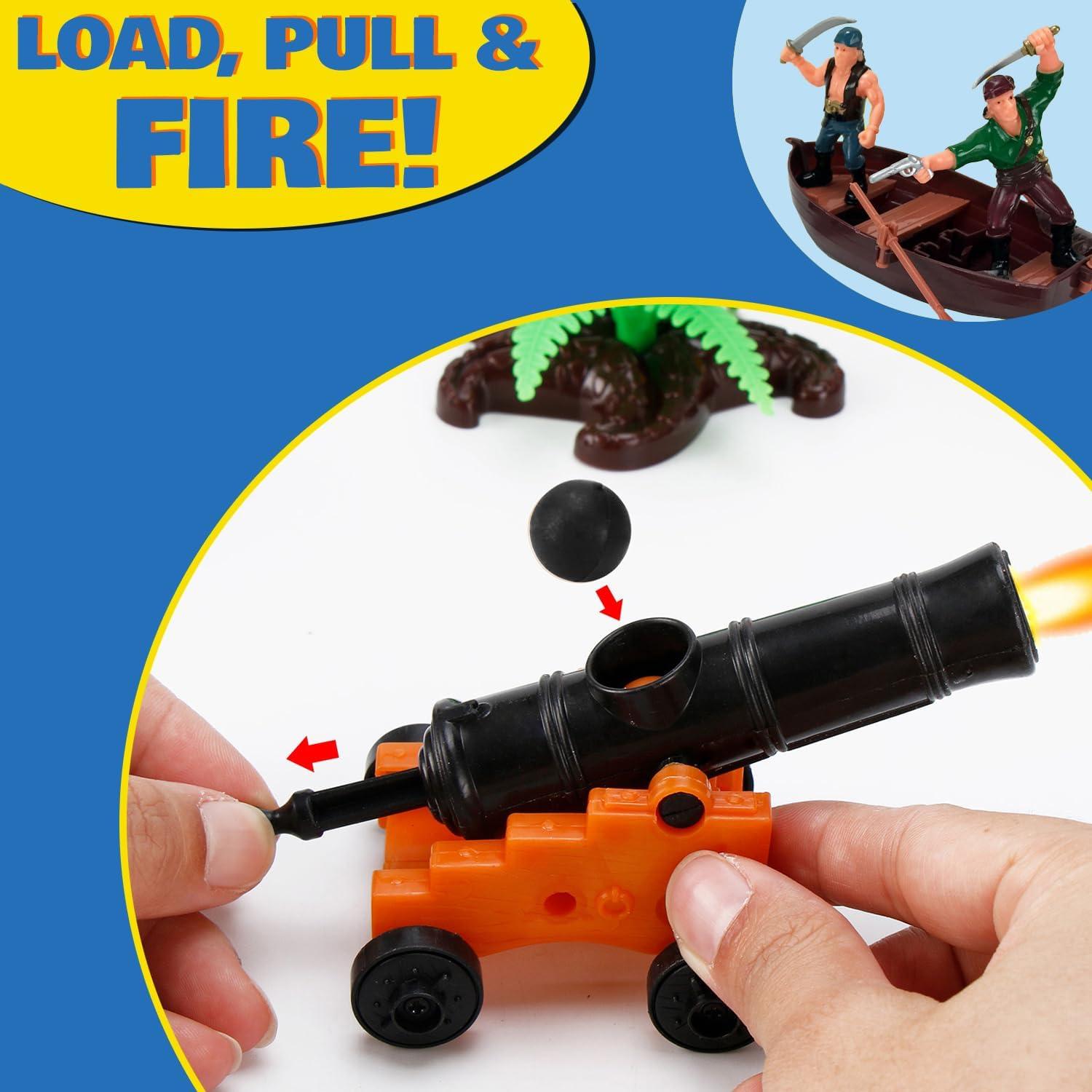 Juego de figuras de acción piratas Liberty Imports 8 piezas