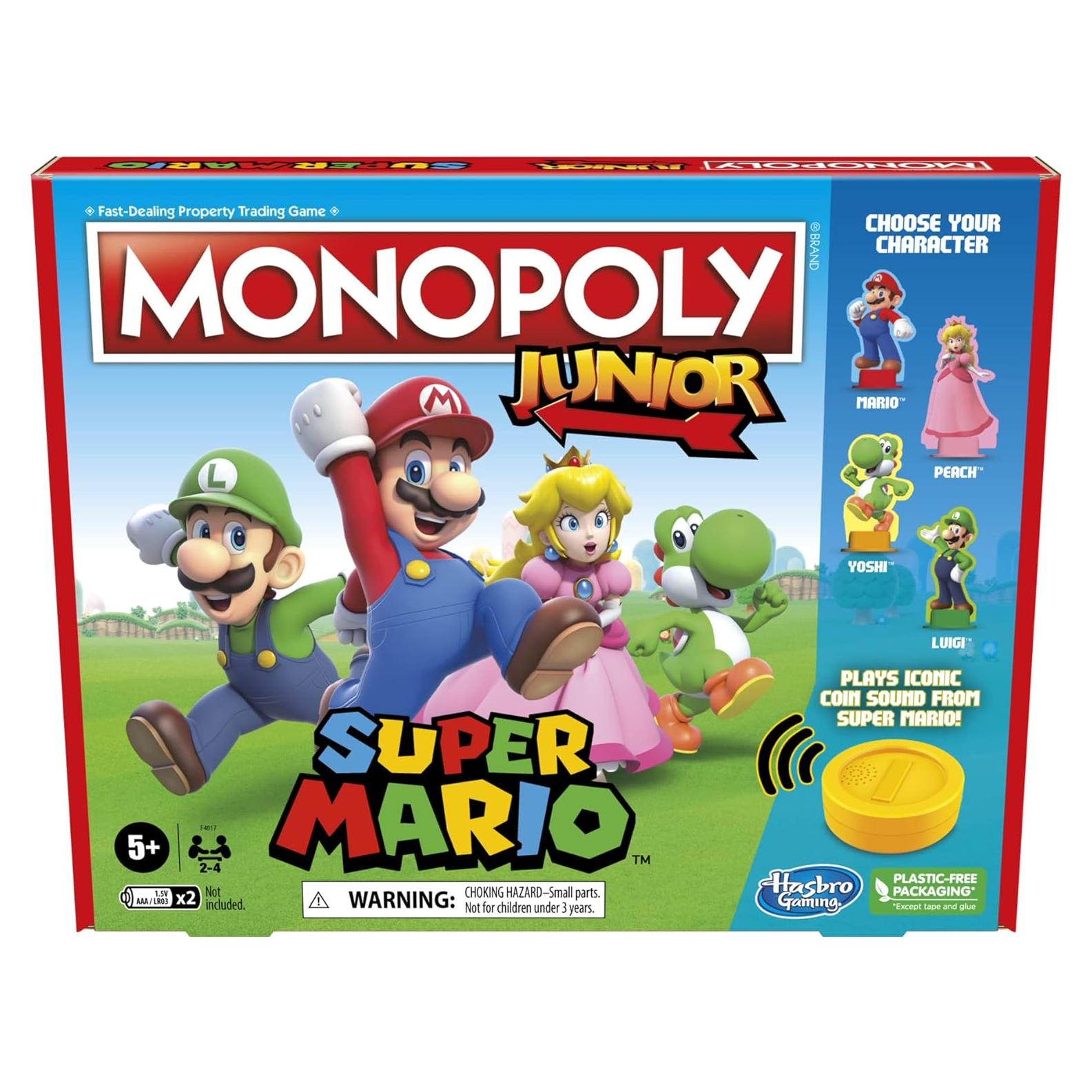 Monopoly Junior Super Mario Hasbro Juego de Mesa para Niños