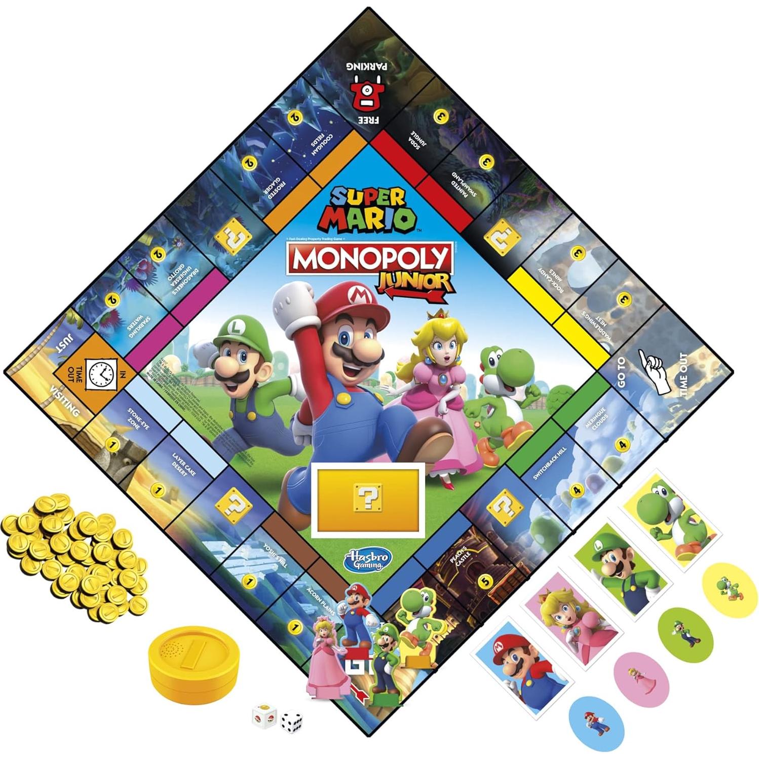 Monopoly Junior Super Mario Hasbro Juego de Mesa para Niños