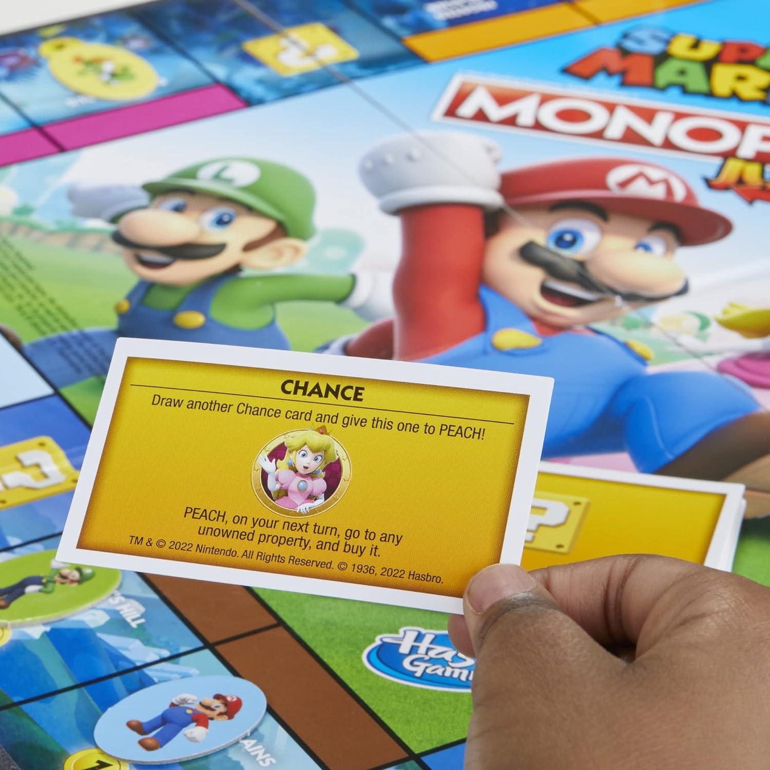 Monopoly Junior Super Mario Hasbro Juego de Mesa para Niños