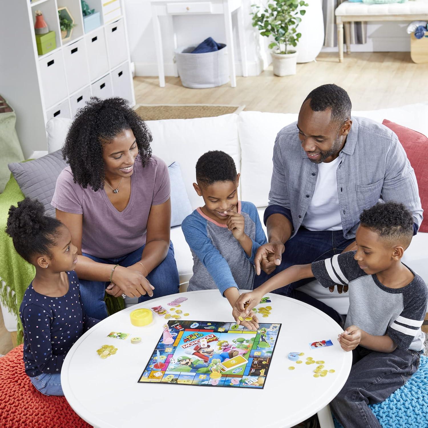 Monopoly Junior Super Mario Hasbro Juego de Mesa para Niños
