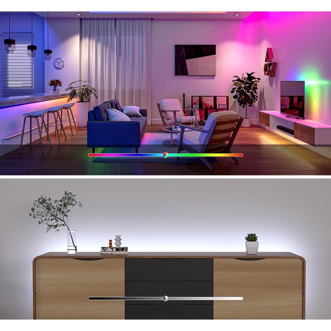 Tira LED FCOB BTF-LIGHTING 2.99m RGBW DC12V Alta Densidad