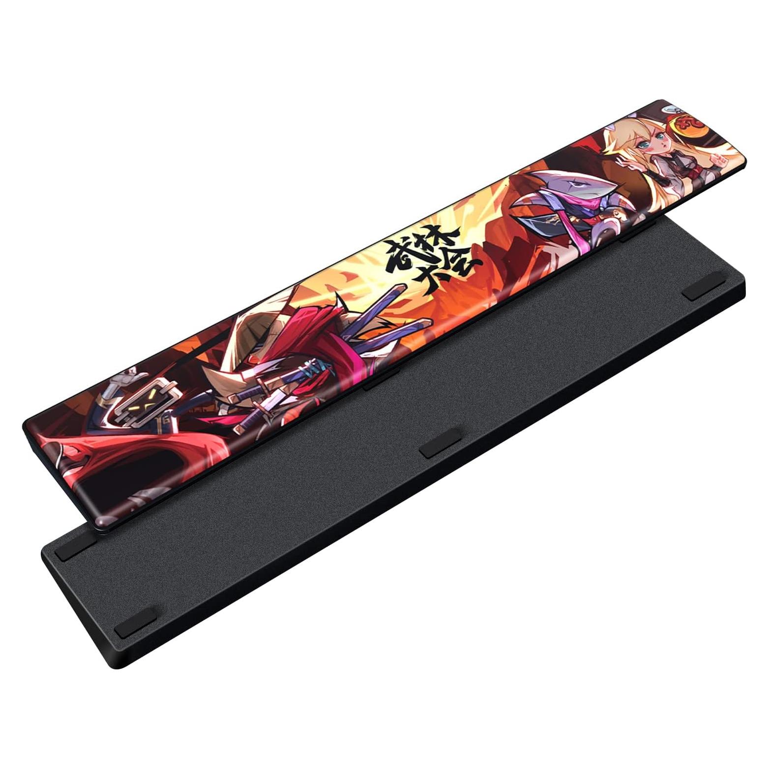 Reposamuñecas Ergonómico AJAZZ 104 Teclas Cuero PU 42.7x7.1cm