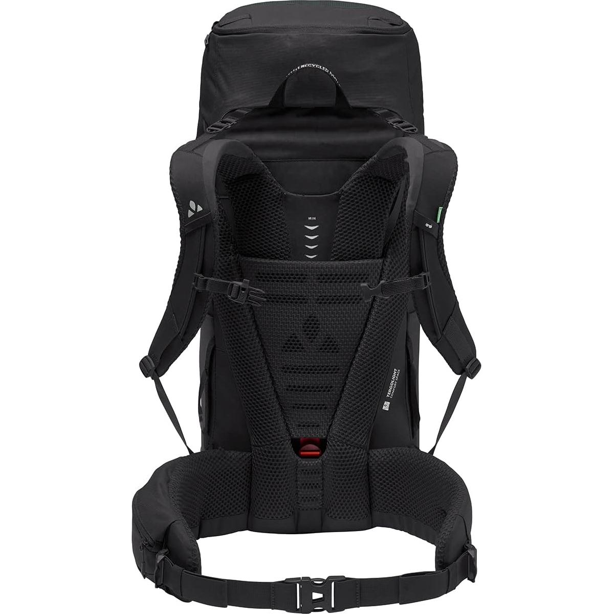 Mochila de Trekking VAUDE 50L Negra Unisex Ajustable