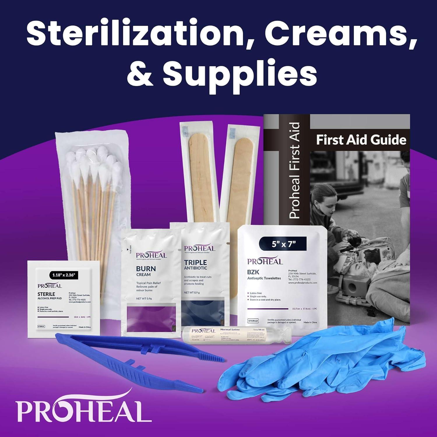 Kit de Primeros Auxilios ProHeal para 100 Personas - 364 Piezas