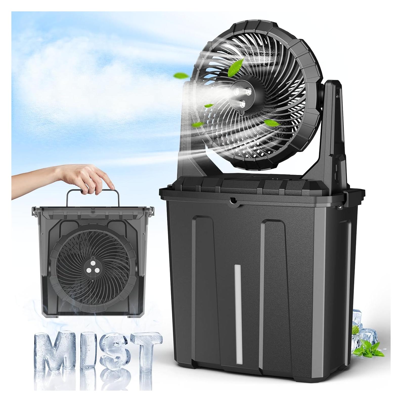 Ventilador Portátil de Rocío Ausic P30 20000mAh 9L para Exteriores