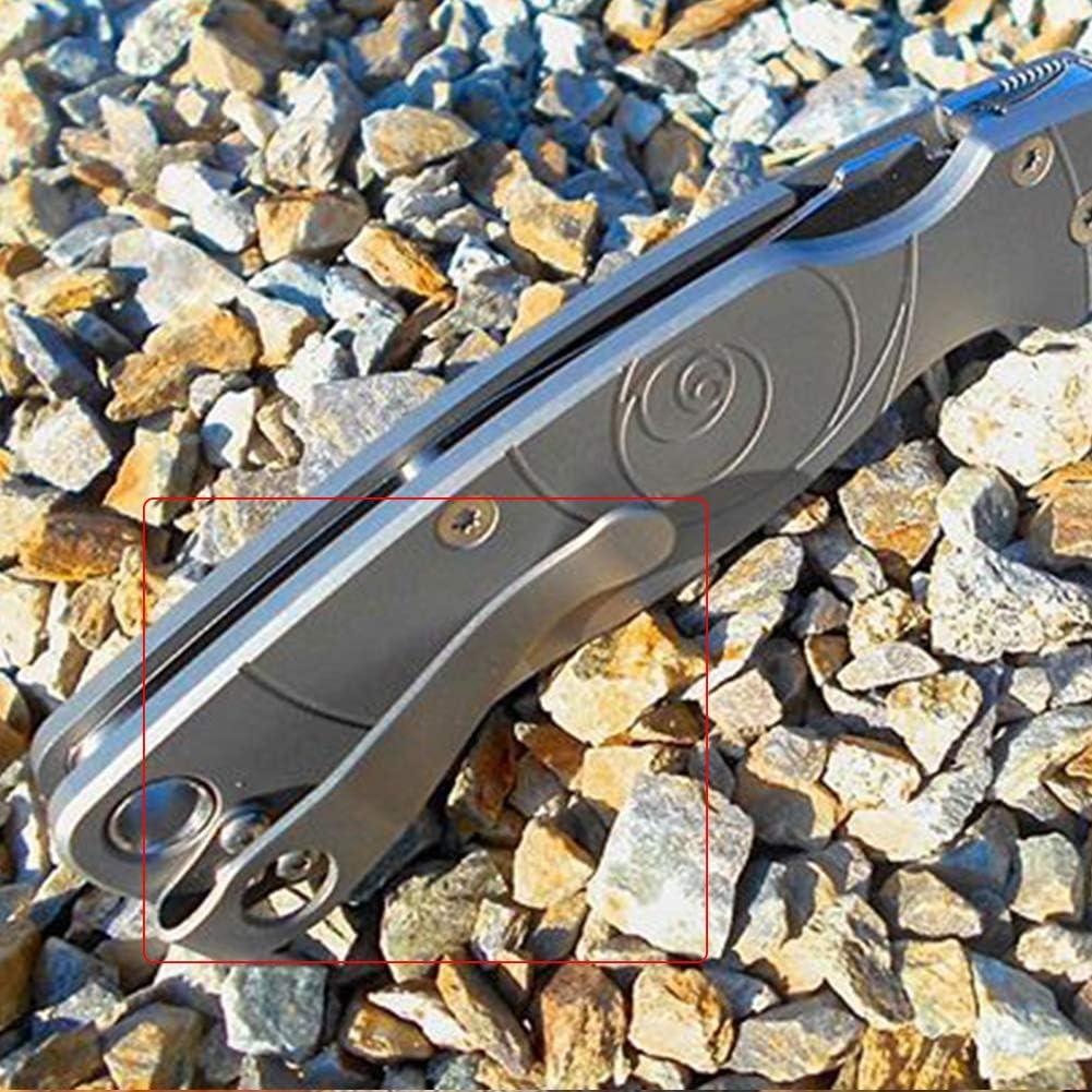 Clip de bolsillo HONUTIGE de titanio para Spyderco C81 C10 C11