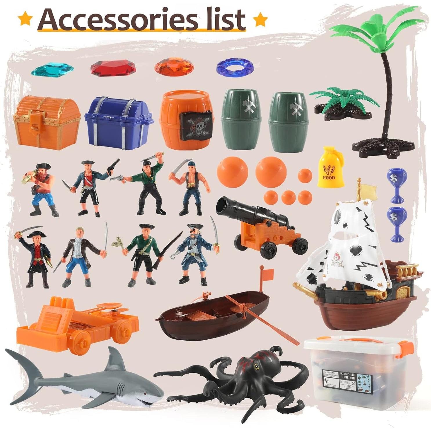 Juego de Figuras de Acción Pirata LOVE LIFE 50 PCS