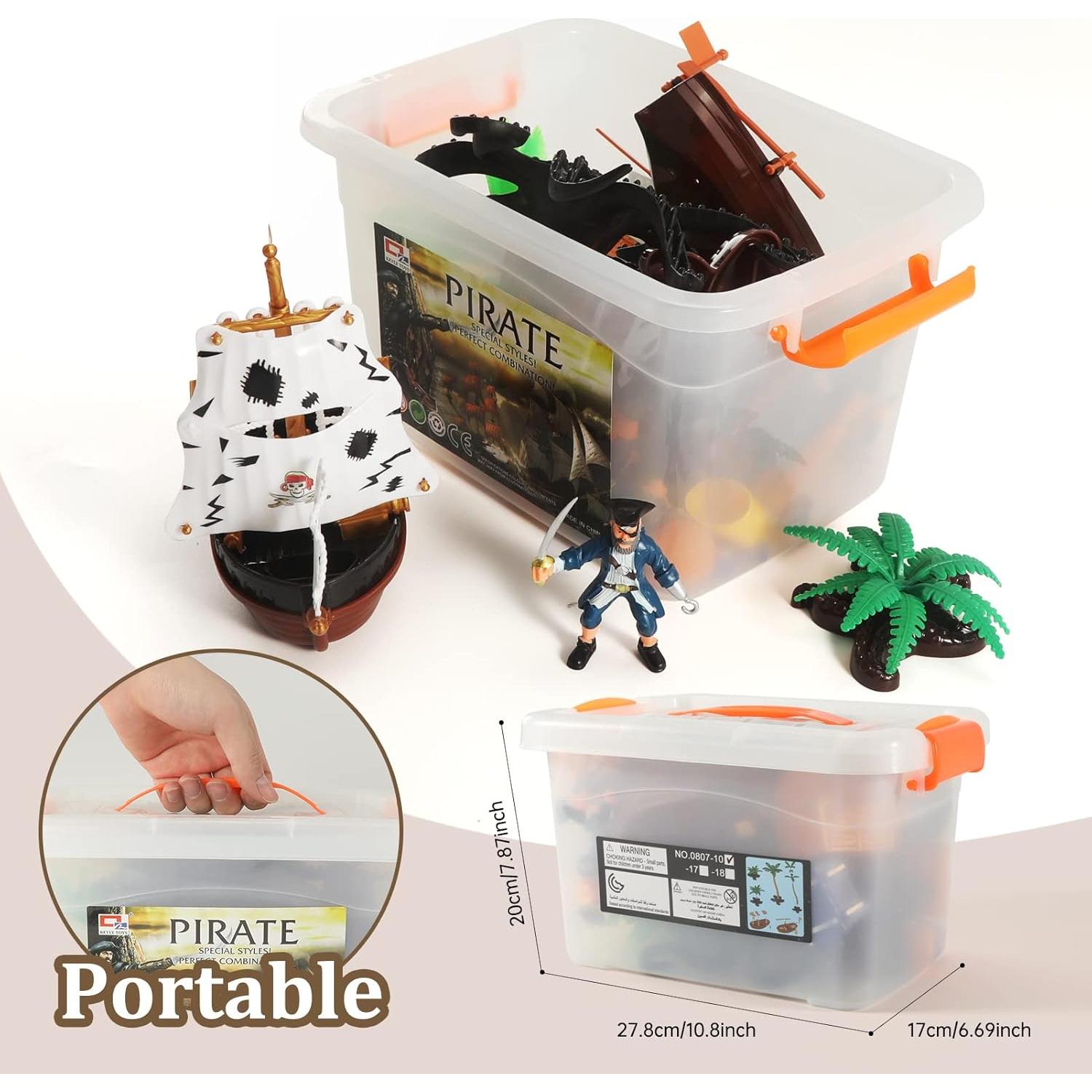 Juego de Figuras de Acción Pirata LOVE LIFE 50 PCS