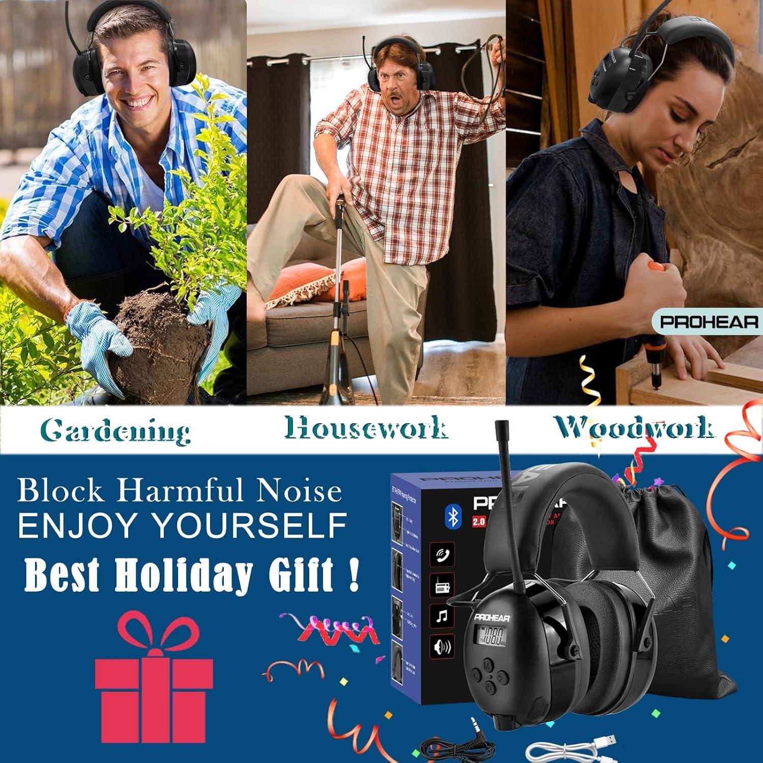 Auriculares PROHEAR 033 Bluetooth 5.4 con Radio FM/AM 31dB