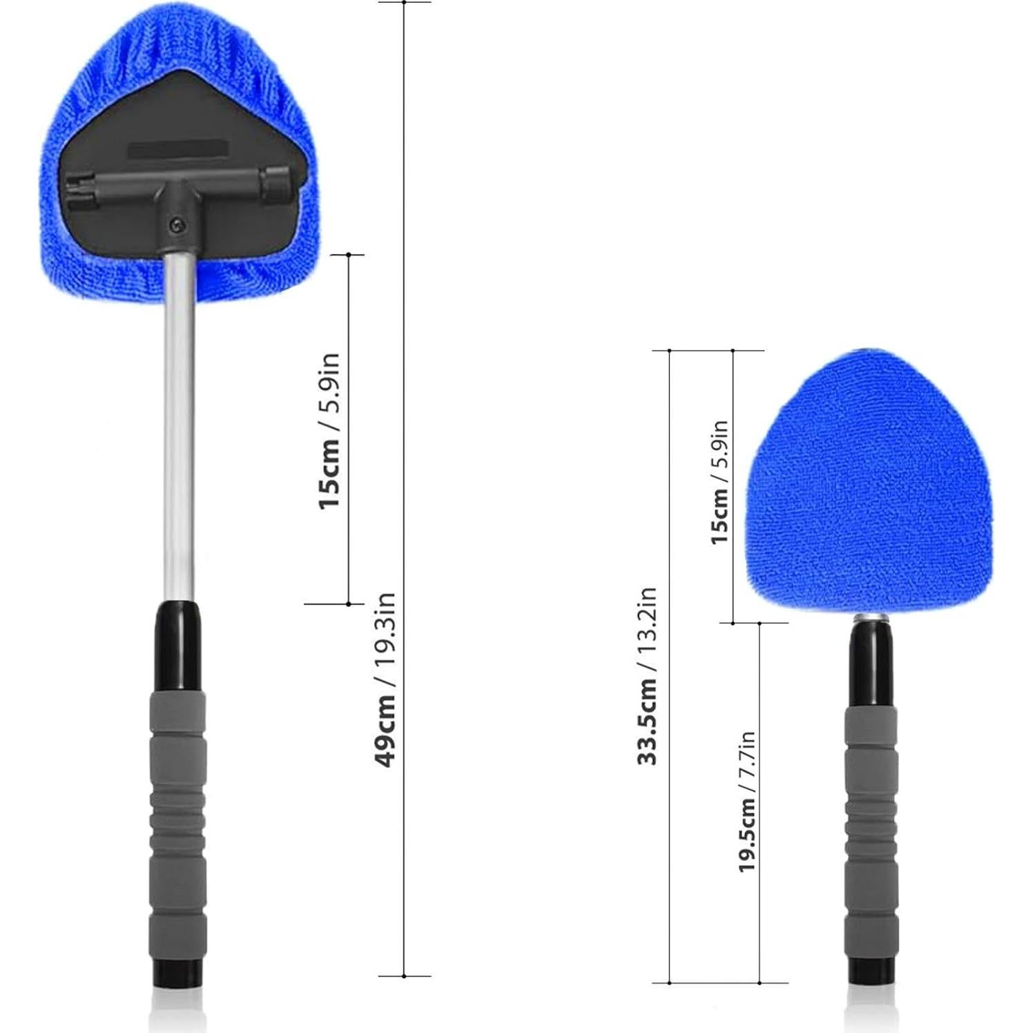 Limpiaparabrisas Interior DESIN CS con Mango Extensible y 4 Almohadillas