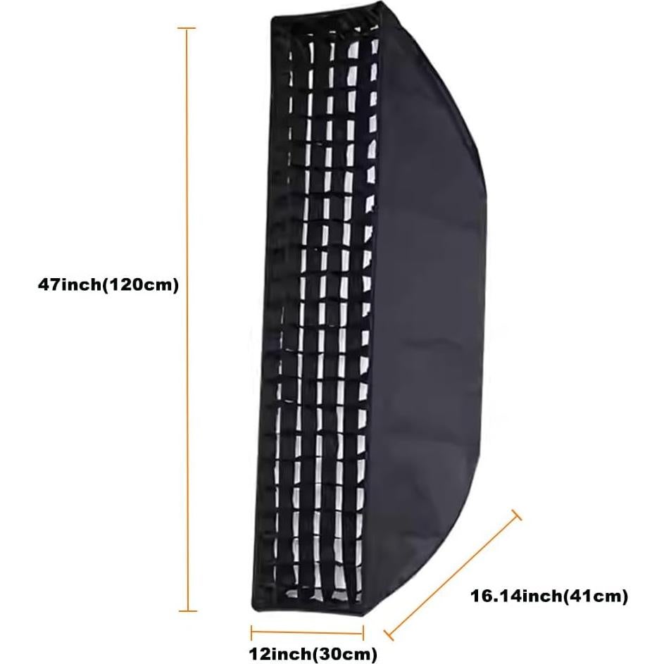 Godox Softbox 2 Pcs 30x120cm Bowens con Rejilla y Difusores
