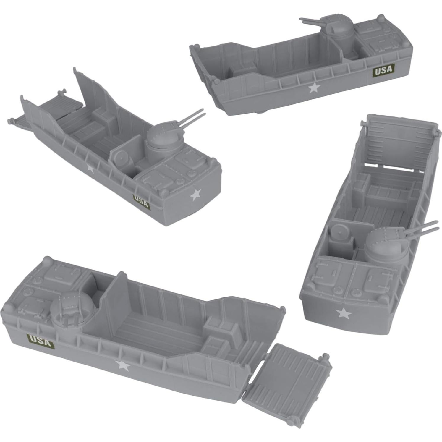Barcos de Plástico BMC Classic Marx Landing Craft 4pcs