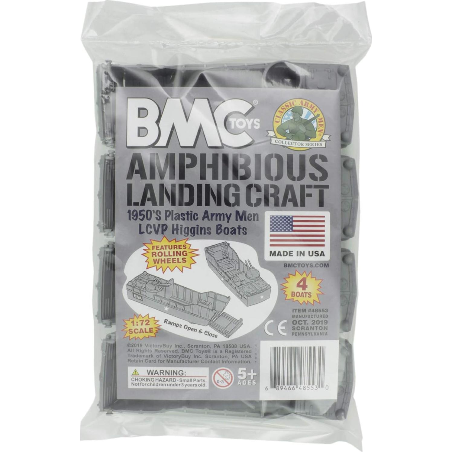 Barcos de Plástico BMC Classic Marx Landing Craft 4pcs