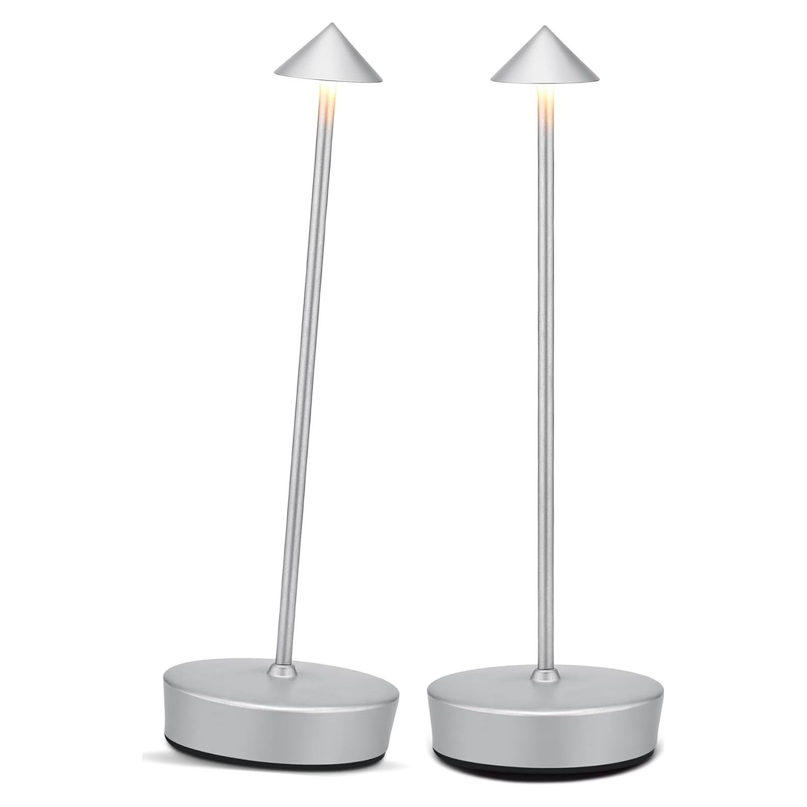 Lámpara de Mesa Inalámbrica XMINKDZA 2 Paquetes USB-A 7000mAh