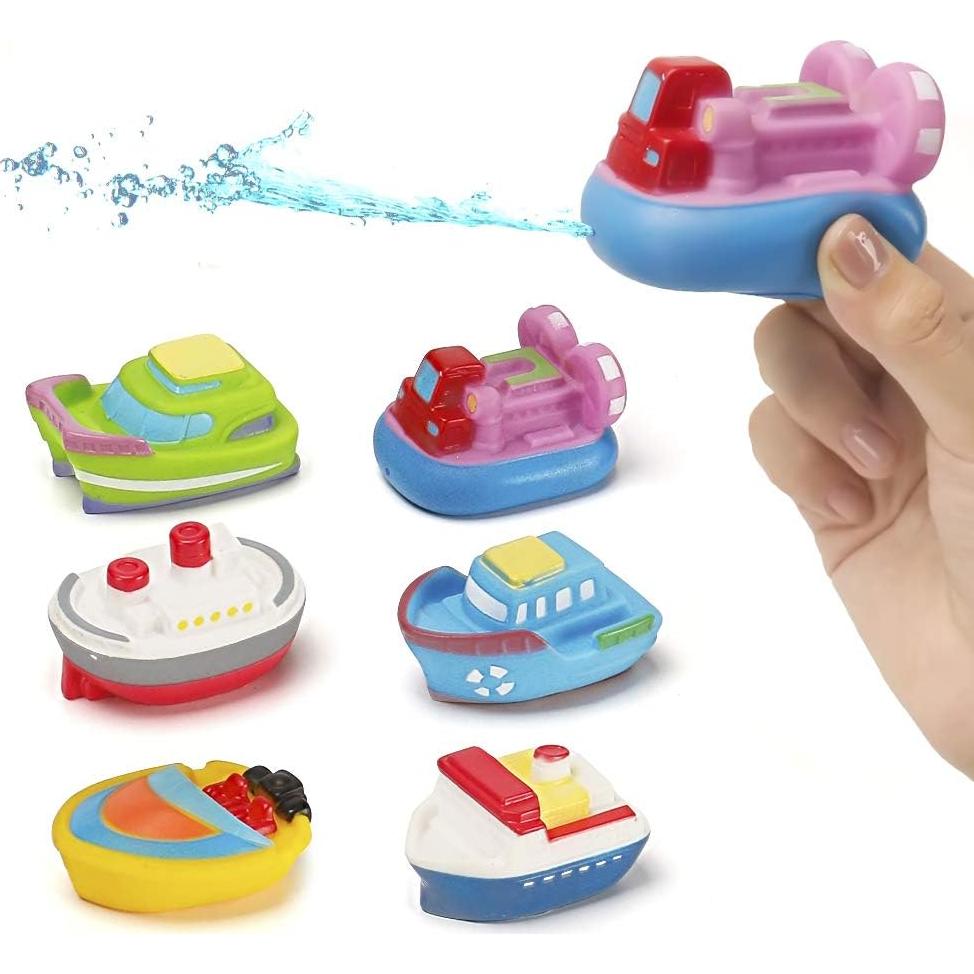 Juguete de Baño Barco Nasidear Set 11 Piezas Flotantes