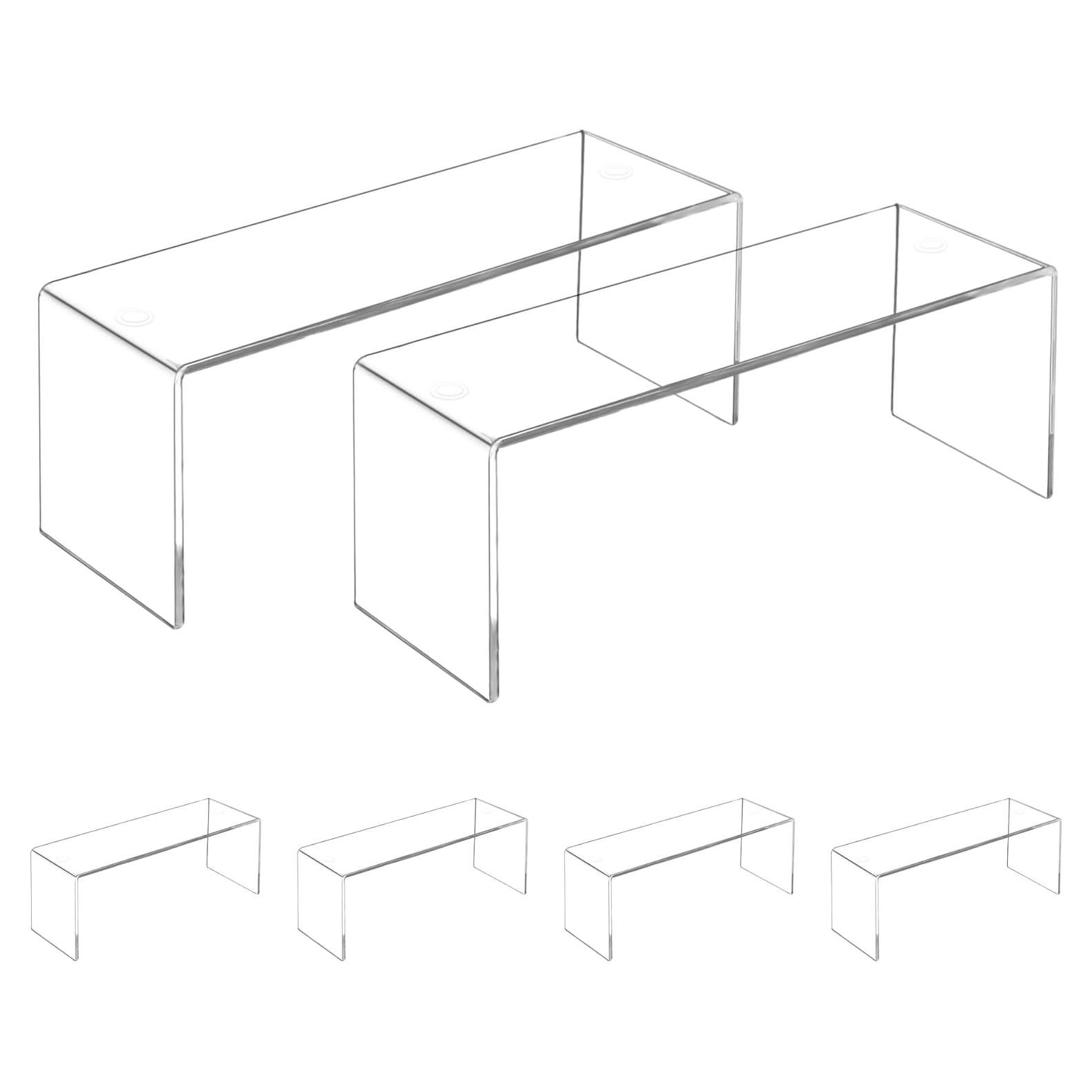 Soportes de Exhibición de Acrílico Grande Aminigram - Paquete de 4