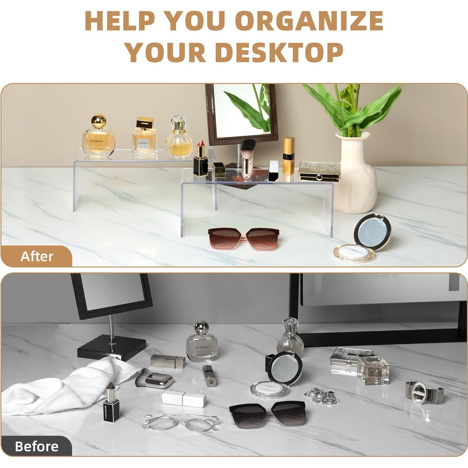 Soportes de Exhibición de Acrílico Grande Aminigram - Paquete de 4