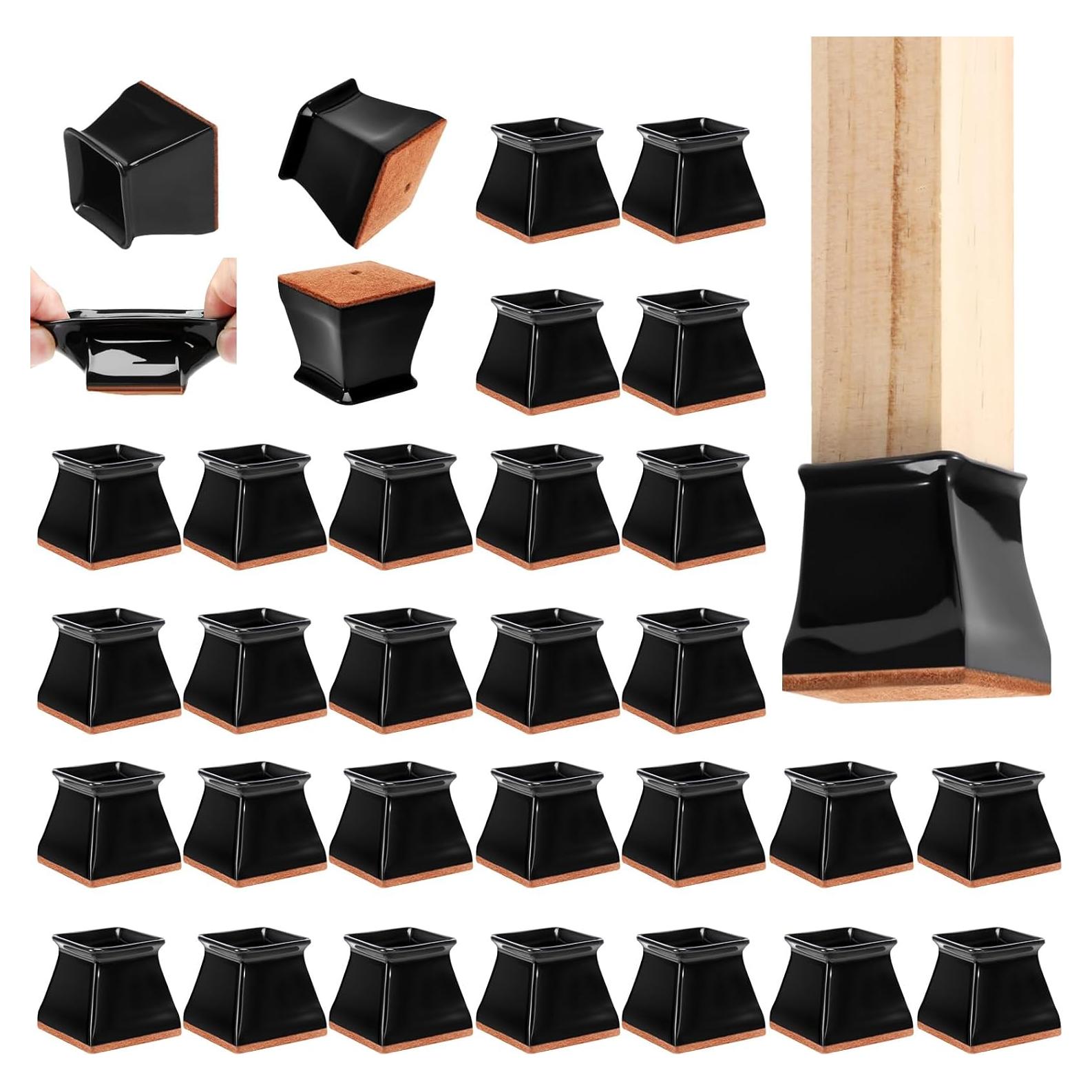 Protectores de Piso para Patas de Sillas CHUNZEXI 32 Pcs Silicona