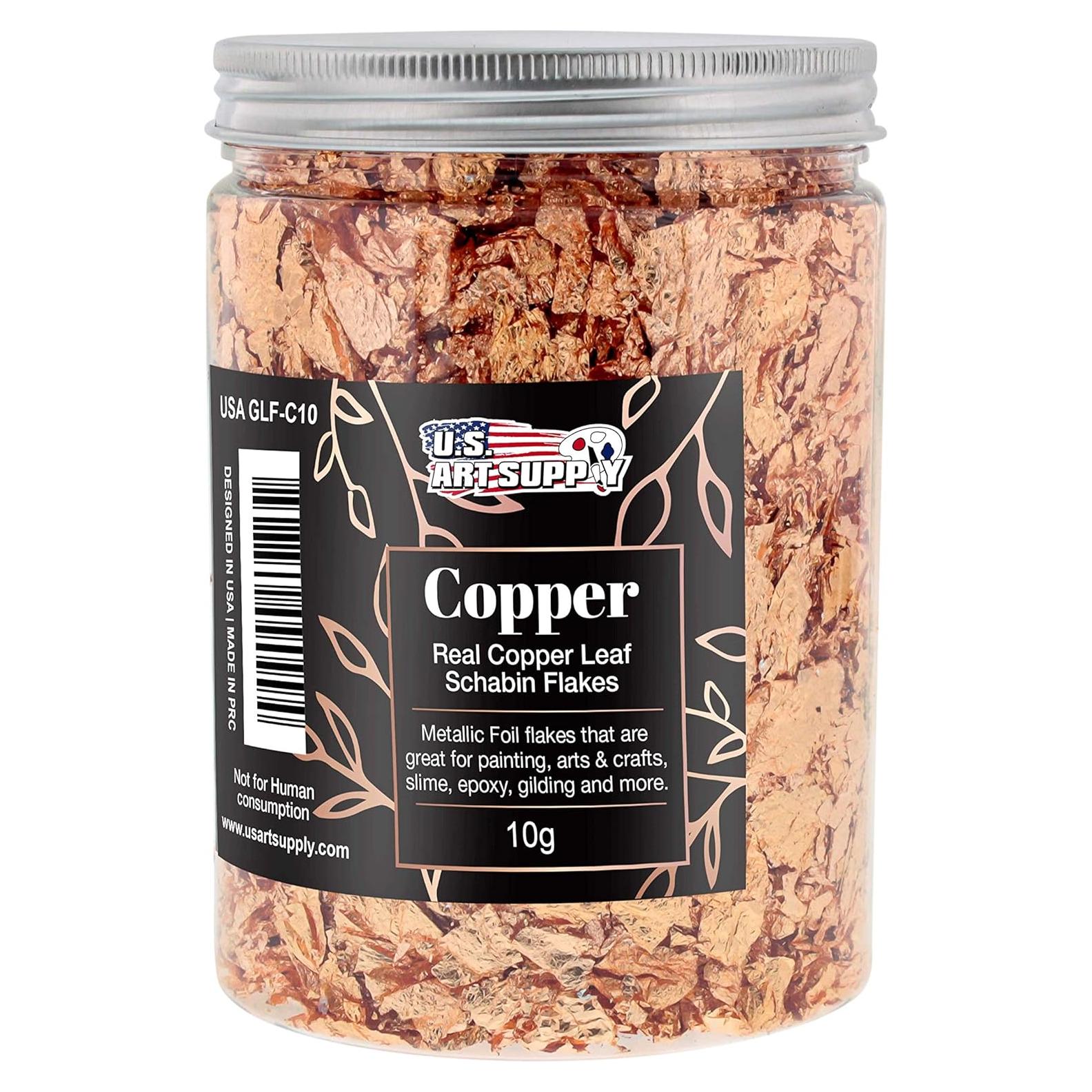 Copos de Hoja Metálica Schabin 10g Cobre para Manualidades