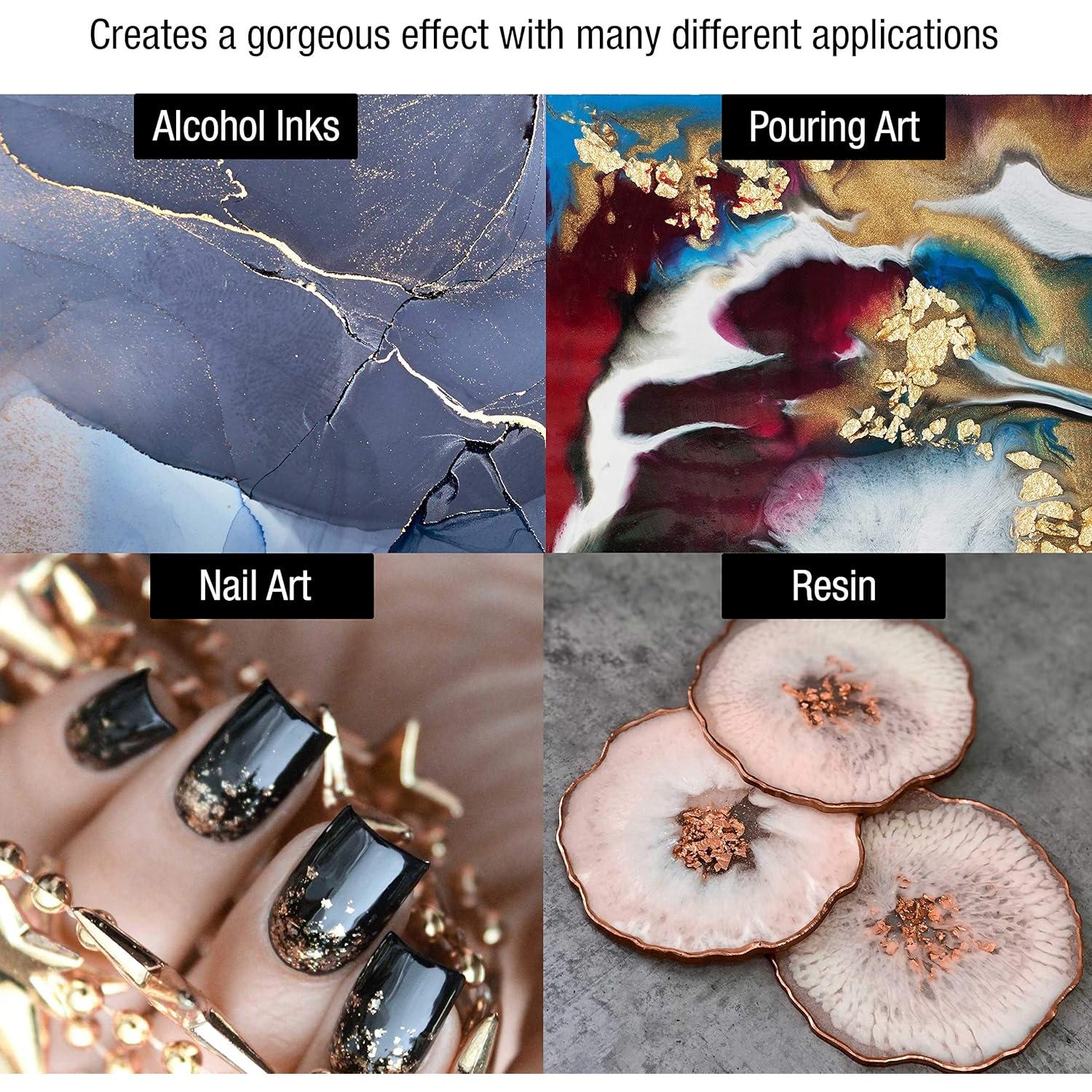 Copos de Hoja Metálica Schabin 10g Cobre para Manualidades