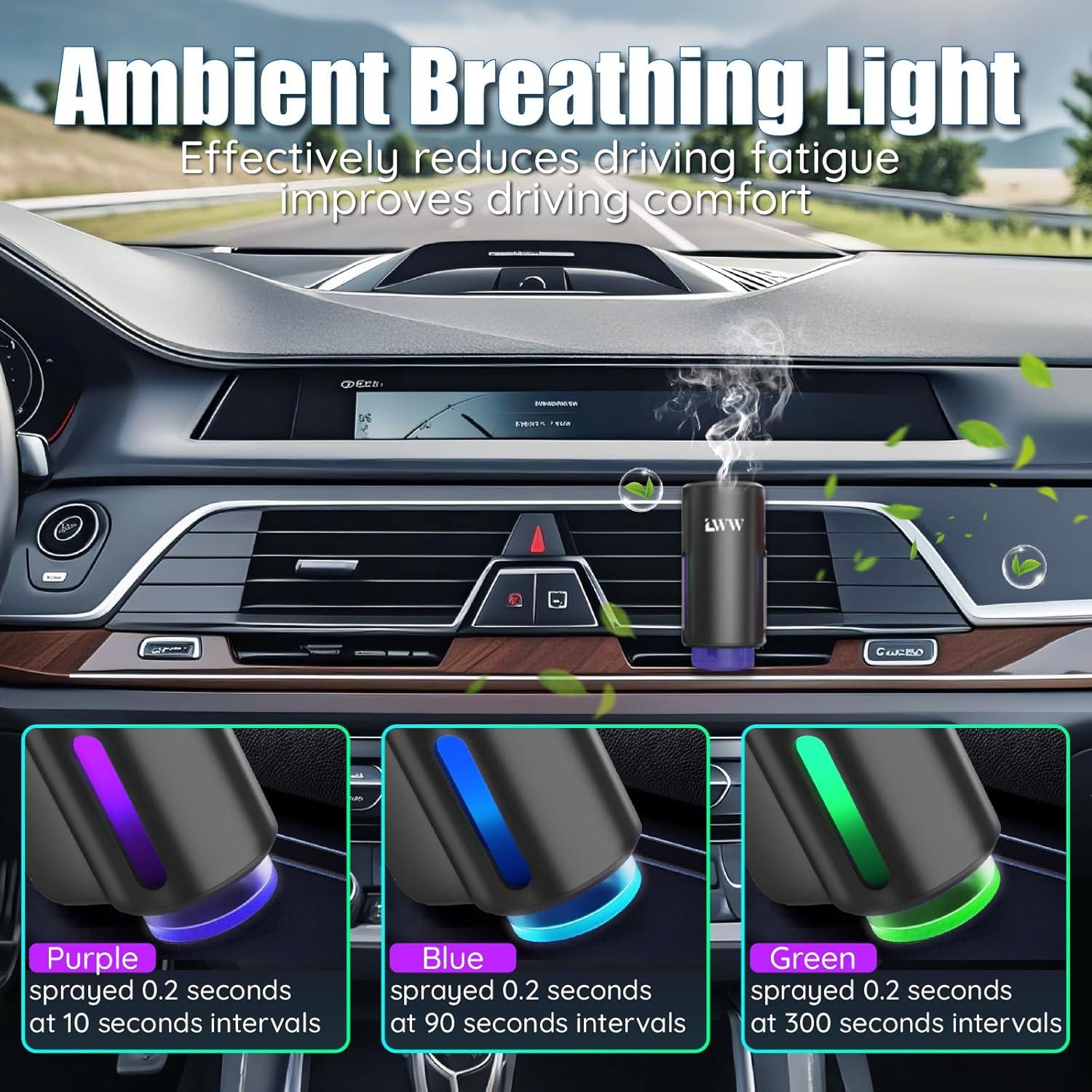 Difusor de Ambientador Inteligente para Auto CHINA 8 Piezas Aceite Esencial