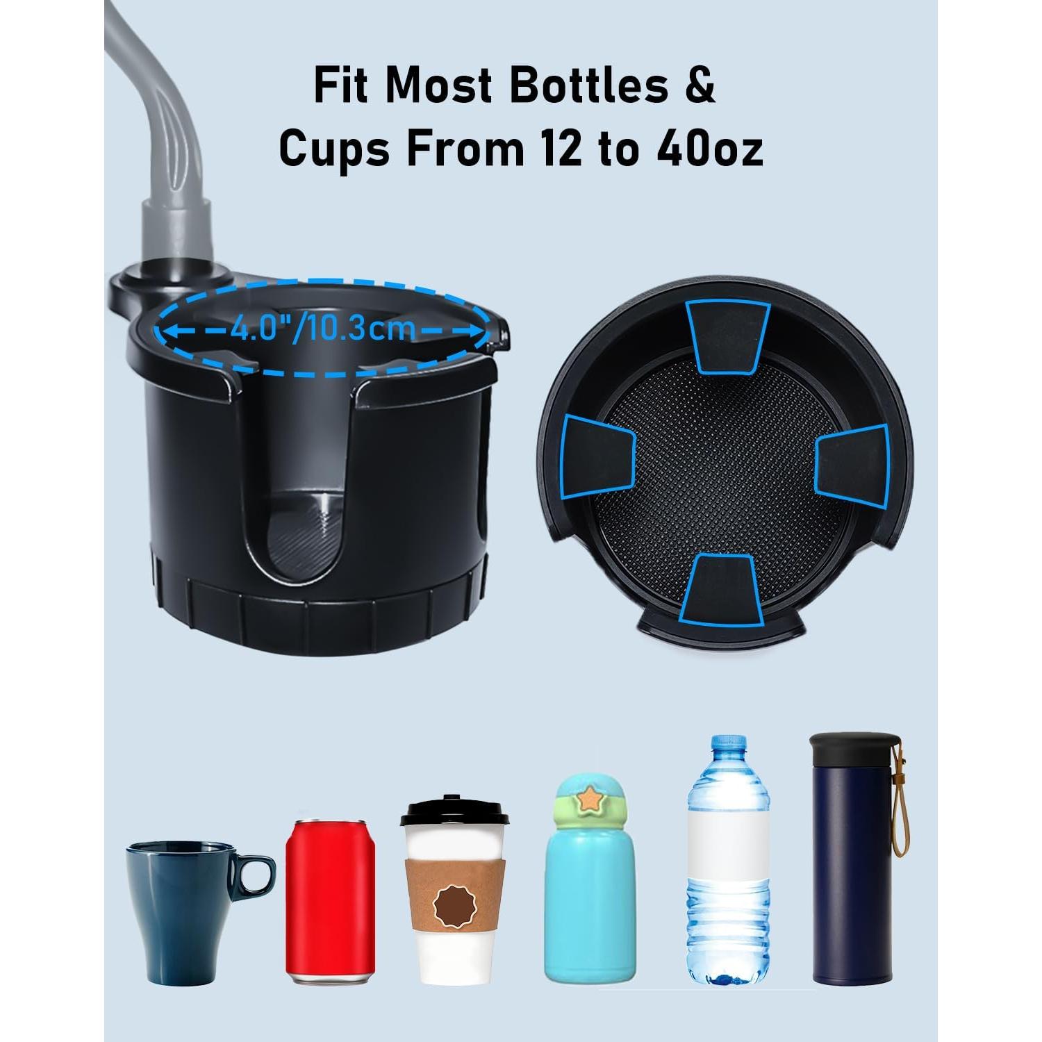 Soporte para Taza y Teléfono de Coche Belinous Ajustable