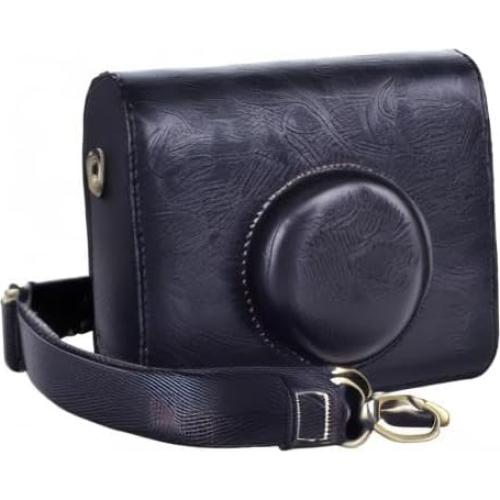 Funda de cuero PU MUZIRI KINOKOO para cámara Instax Mini EVO - Negro