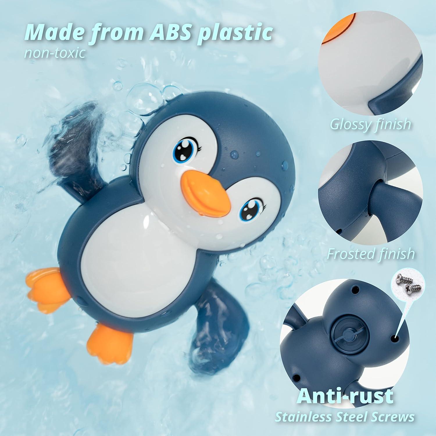 Juguetes de Baño DUCKBOXX XX Pingüinos Nadadores 18M+