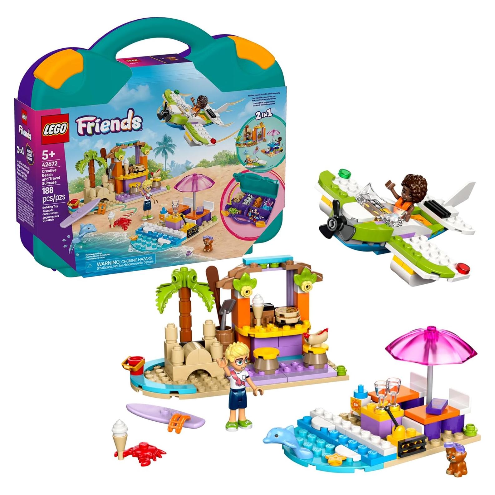 LEGO Friends Maleta Creativa Playa y Viaje 42672 - 188 Piezas