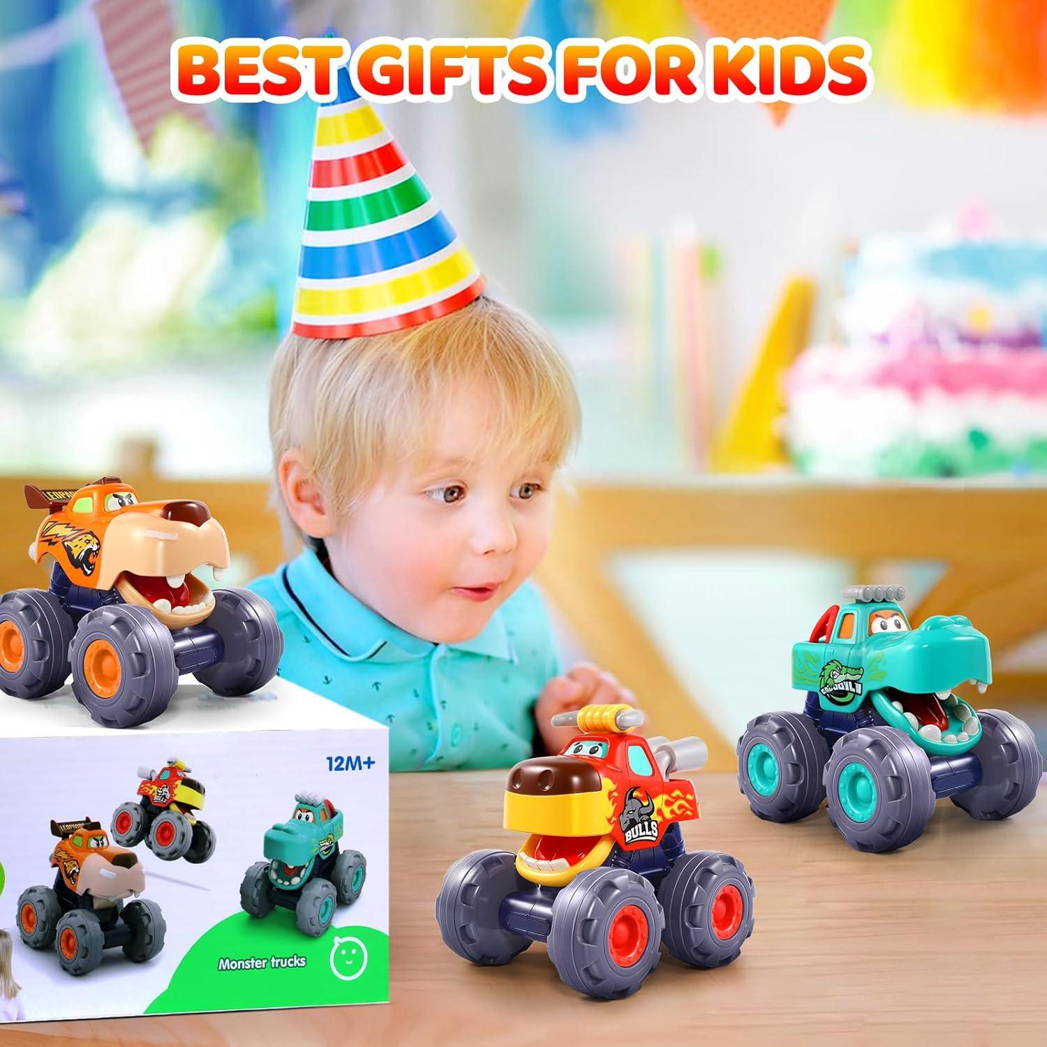 Coches de Juguete Monstruo OCATO para Niños 1-3 Años