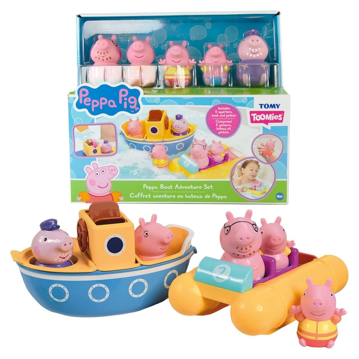 Juguetes de baño Toomies Peppa Pig - Aventura en barco