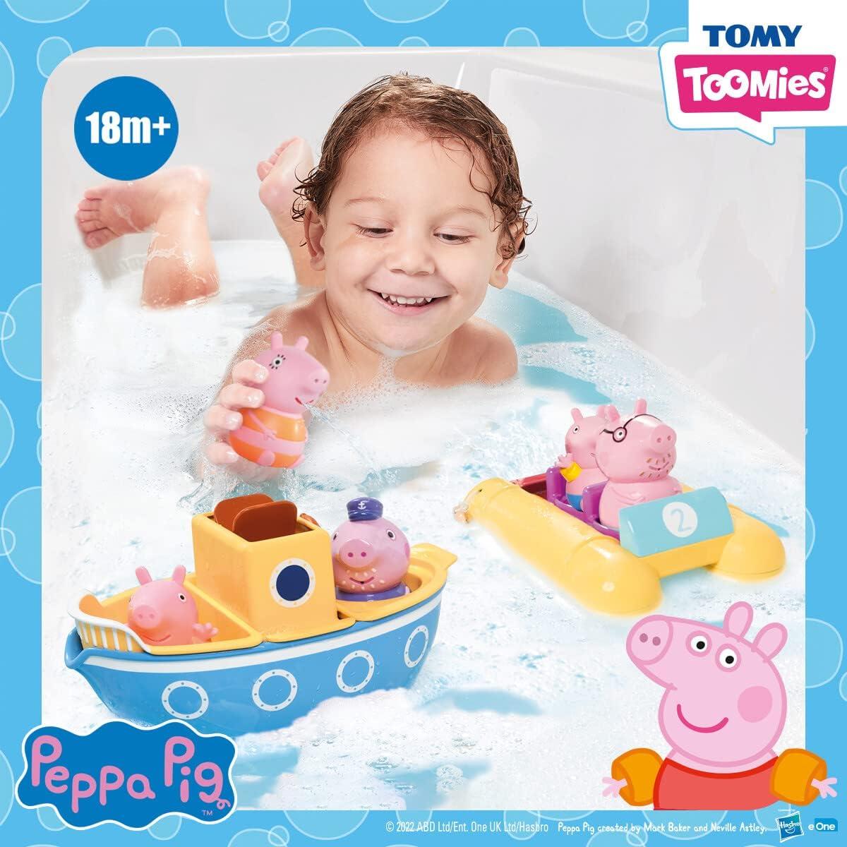 Juguetes de baño Toomies Peppa Pig - Aventura en barco