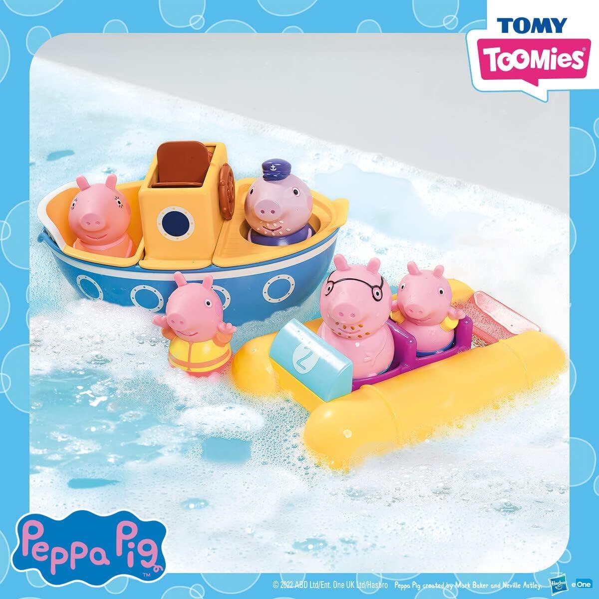 Juguetes de baño Toomies Peppa Pig - Aventura en barco