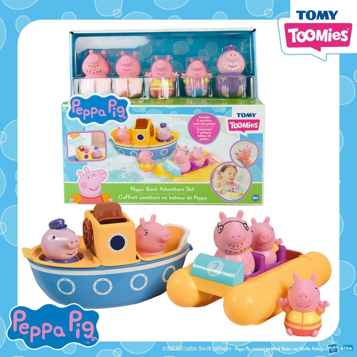 Juguetes de baño Toomies Peppa Pig - Aventura en barco