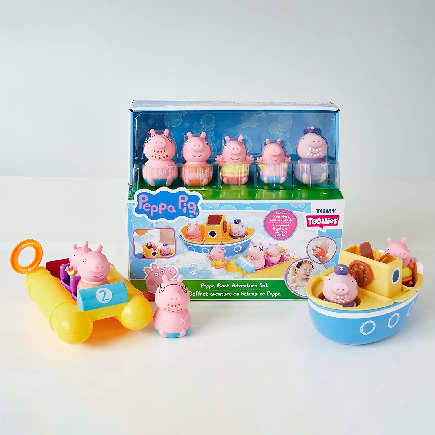 Juguetes de baño Toomies Peppa Pig - Aventura en barco