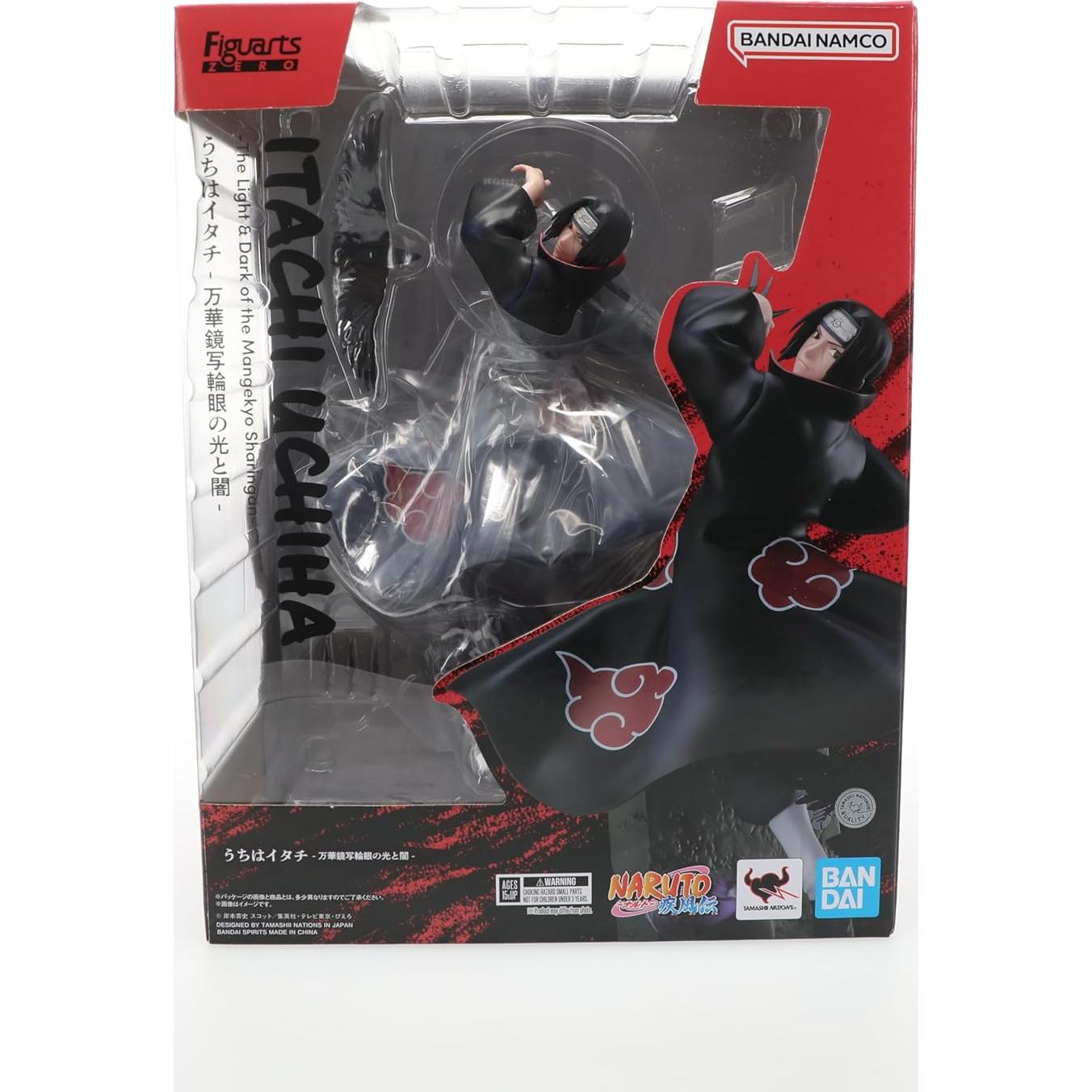 TAMASHII NATIONS - Naruto Shippuden - [Extra Battle] Itachi Uchiha -The Light & Dark of The Mangekyo Sharingan-, Bandai Spirits FiguartsZERO Collectible Figure